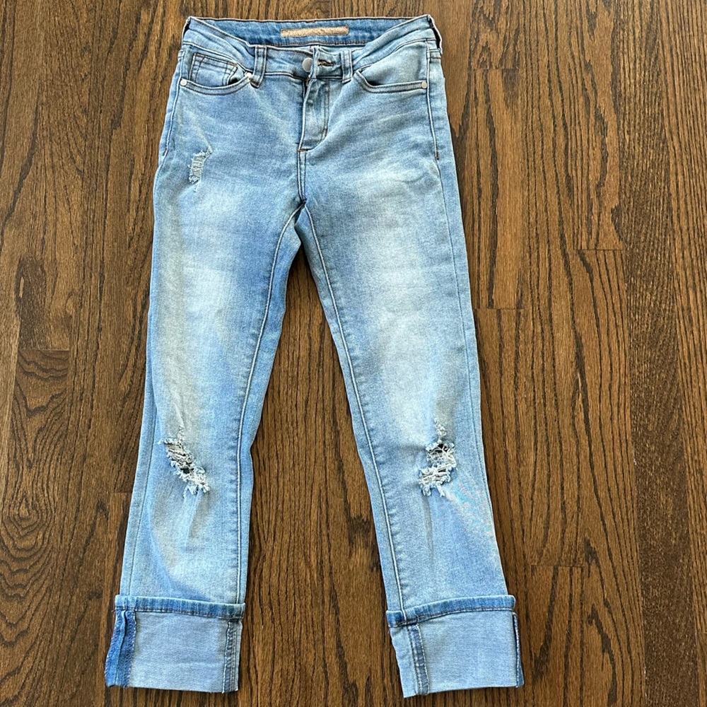 Joe’s Skinny Jeans for Big Kids, Mid-Rise, cropped length, Size 14